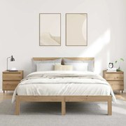 857399 vidaXL Нощни шкафчета 2 бр дъб артизан 40x35x50 см инженерно дърво