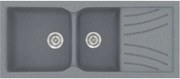 Мивка Sanitec 323-Metallic Silver