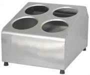 Иноксова стойка за прибори 4-ка (705904)