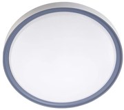 LED таванно осветително тяло 18W, 230V, Ø30 см, бяло/сиво
