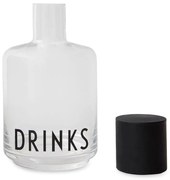 Стъклен кафеник за напитки, 500 ml - Design Letters