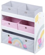 Органайзер за детски играчки 63.5x29.5x67 cm Peppa Pig – Roba