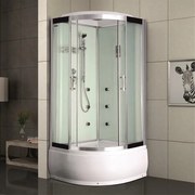 Хидромасажна душ кабина TANY ICSH 8179W NEW EASY ASSEMBLE, 90x90x215см, 4мм