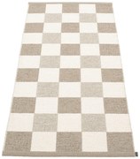 Бежова и кремава пътека за открито и закрито 70x160 cm Pix Dark Linen – Pappelina