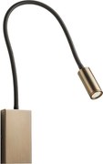 Redo 01-4475 - Гъвкава LED лампа WALLIE LED/3W/230V USB CRI 90 бронзова