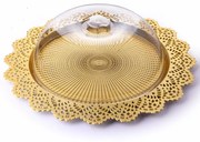 Пластмасов похлупак MRTS във формата на камбанка, цвят златист