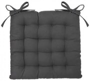 Възглавница за стол atmosphera, Памук, Тъмносив