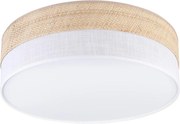 LED таванно осветително тяло SIRJA BOHO LED/36W/230V, диаметър 45 см, бежова/бяла
