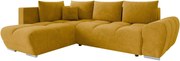 Ъглов диван Forrest-Горчица-Ляв