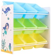 GINGER HOME Органайзер/етажерка 3 нива 9 контейнера РУСАЛКА