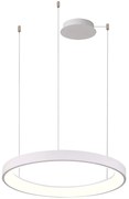 Azzardo AZ5015 - LED Димируем пендел AGNES LED/38W/230V Ø 48 см бял