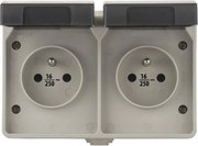 Екстериорен контакт FRENCH 250V/16A IP44 2Z