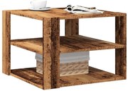 856496 vidaXL Масичка за кафе от старо дърво 58x58x40 cm Инженерна дървесина