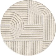 Кремав кръгъл килим ø 200 cm Art – Ayyildiz Carpets