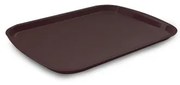Пластмасова табла за сервиране 36x46x2см. кафява (224) - Horecano