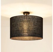 Brilagi - Плафон TUBES ROLLER 1xE27/15W/230V, Ø 50 см, черен