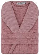 Розов памучен халат за баня размер M Cappa - Foutastic