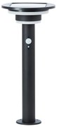 Brilliant - LED соларна лампа с сензор GARVINA LED/3W/3,7V 45 см IP44 черна