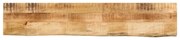 370399 vidaXL Плот за маса, 140x40x3,8 см, жив ръб, грубо мангово дърво масив