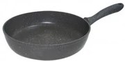 Алуминиев дълбок тиган с незалепващо покритие сив ф24см HR-GRANITE (ETVDGR0024008)