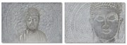Картина DKD Home Decor Бор Пластно Буда (2 pcs) (120 x 2.8 x 80 cm)