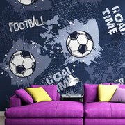 Тапет – Футболна топка в лилаво