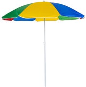 Плажен чадър Muhler U5037 651449, 180х180 см, Без стойка, Чупещо рамо, 8 Ребра, Асорти