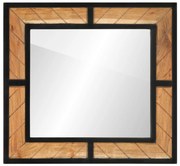 372750 vidaXL Огледало за баня 60x1x55 см масивна акация