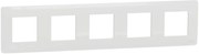 SE Лицева рамка 5х цвят Бял Unica Studio  - NU201018