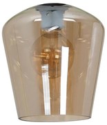 Универсално резервно стъкло SANTIAGO E27 Ø 18 см опушен кафяв