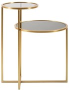 Кръгла масичка за кафе в златисто 40x50 cm - Mauro Ferretti