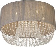 Searchlight 62615-5CC - Таванно осветително тяло BELLANO 5xG9/7W/230V Ø 50 см сиво