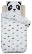 Детско двулицево спално бельо atmosphera Panda, 140x200 cm, Памук