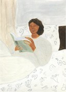 Постер 50x70 cm Morning Read – Isabelle Vandeplassche – The Poster Club