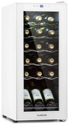 Klarstein Shiraz 18 Slim Uno, шкаф за вино, 50 л, 18 бутилки, 5-18°C, сензорен контролен панел