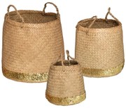 Сет сгъваем кош atmosphera Lilian,Д.25/30/42см, 3 бр