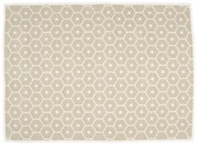 Кремаво одеяло със смес от вълна 140x180 cm Honey Sand – Pappelina