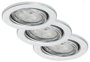 Briloner 7149-039-К-кт 3бр. LED димируеми лунички за баня 1xGU10/5W/230V IP23