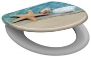 Schütte 82196 - Тоалетно седало BEACH с плавно затваряне (SoftClose), от дуропласт