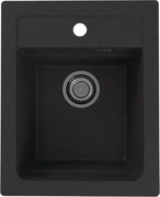 ALVEUS 1139771 - Кухненска мивка ATROX 50x40 см гранит/черен