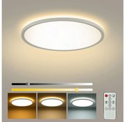 Brilagi - LED димируемо осветително тяло ULTRA SLIM LED/24W/230V Ø 42 см бяло + дистанционно управление