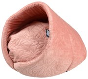 Светлорозово легло за котка тип палатка ø 50 cm – Love Story