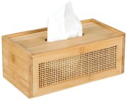 Ратаново-бамбукова кутия за носни кърпички Allegre - Wenko