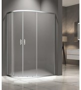 Душ кабина ICS 939R/2 NEW EASY ASSEMBLE, 100x80x180см, 4мм
