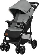 Lionelo - Спортна бебешка количка EMMA PLUS сива/черна
