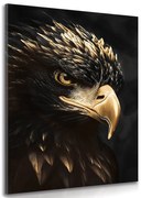 Картина на платно – Черно-златен орел