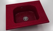 Mивка Classic 218, Polymer marble, 20 Сребрист виолет, с включен сифон