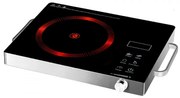 Единичен инфрачервен котлон Elite EFP-1254M, 2200W, Сензорно управление, LED дисплей, Таймер, Черен/мат