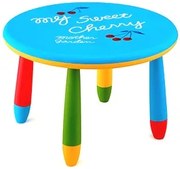 Детска кръгла масичка - Синя