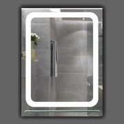 Огледало за баня LED осветление и рафт LM Ghostly Ray 1000×800мм